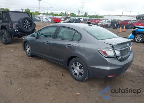 2013 Honda Civic Hybrid из США, поврежденный, VIN 19XFB4F26DE001056